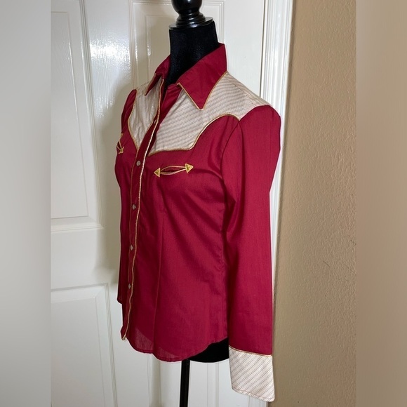 Vintage Avante West Shirt 9/10 See Measurements​​​​​​​​ - Picture 2 of 11